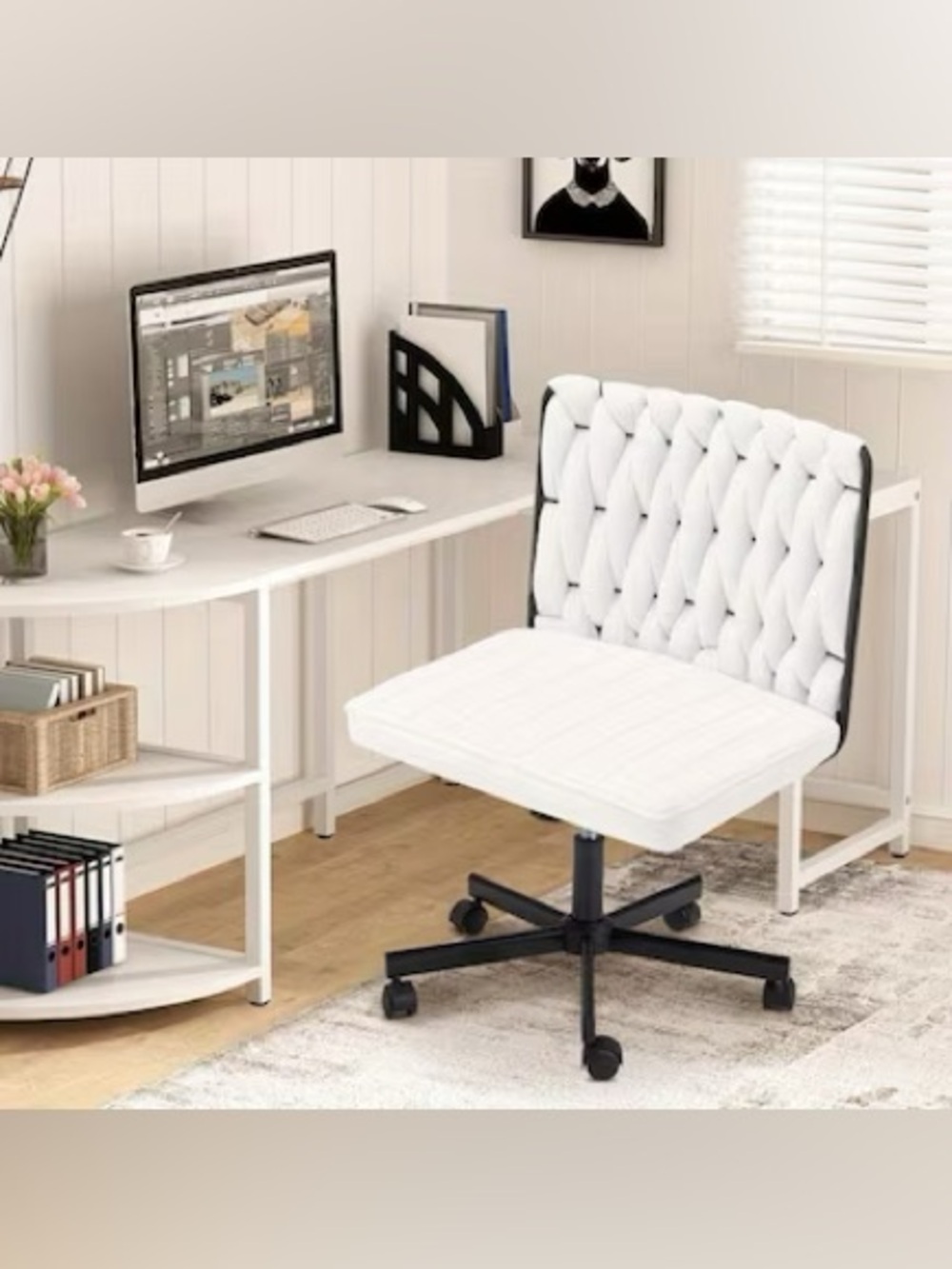 EROMMY WHITE LINEN UPHOLSTERED TUFFED RECLINER WITH LIFT ASSISTANCE 🌟